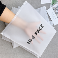 Sacs d'emballage personnalisés pour vêtements, imperméables, sacs d'emballage mats pour vêtements, sacs en polyéthylène avec impression de logo