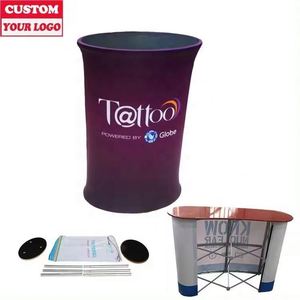 Último Modelo de Mostrador de Exhibición Portátil Modular con Pantalla a Todo Color de Tela Tensada, Mostrador de Mesa de Tela Tensada - Product Image 1