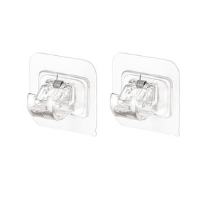 Gancho telescópico para cortinas de puerta, soporte adhesivo sin perforaciones y barra transversal de plástico para barras de ropa - Product Image 4