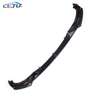 ชุดแต่งตัวถังรถยนต์ลายคาร์บอนไฟเบอร์ ABS สำหรับตกแต่งกันชนหน้า สปอยเลอร์ ชิ้นส่วนต่อขยายสำหรับ <span class=keywords><strong>Ford</strong></span> Mustang Mach E GT ปี 2021-2025 - Product Image 4