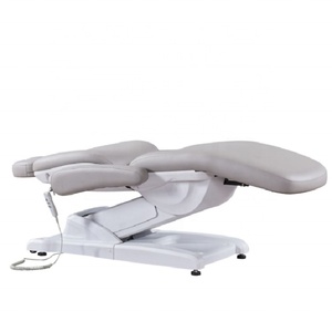 Grey Lash Beauty Bed Foam Salon Stationary Massage <b>Table</b> 3 Motors - Product Image 1