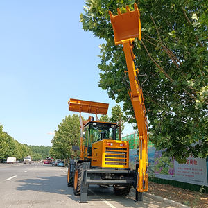 शीर्ष गुणवत्ता 8 टन बैकहोए लोडर 4x4 व्हील लोडर - Product Image 2