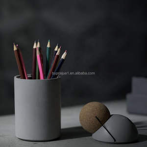 ถังขยะไม้คอนกรีต MDF 5L หรูหราสไตล์นอร์ดิกสำหรับบ้านสำนักงานห้องครัวห้องน้ำพร้อมตะกร้าเก็บขยะทำจากไม้ธรรมชาติ - Product Image 4