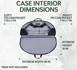 Muestra Gratuita, Bolsa de Arco de Hombro Portátil para Tiro con Arco al Aire Libre de Alta Calidad, Diseño de Tirón Directo de Lona Gruesa para Tiro - Product Image 3
