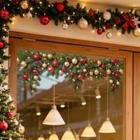 Autocollants statiques de Noël pour fenêtres, décorations de Noël réutilisables, tendance 2026 pour la décoration de la maison et des fêtes