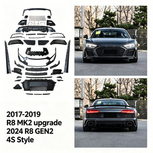 ชุดแต่งรอบคัน Factory Car 2017-2019 R8 <span class=keywords><strong>MK2</strong></span> อัพเกรดเป็นรุ่น 2024 R8 GEN2 ชุดกันชนหน้า-หลัง ดิฟฟิวเซอร์ กระจังหน้า สำหรับ <span class=keywords><strong>Audi</strong></span> R8 <span class=keywords><strong>MK2</strong></span> 2017-2019 - Product Image 1