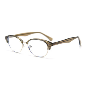 Senso del Design della piastra miopia occhiali la combinazione della piastra piede struttura ellittica sopracciglio in metallo - Product Image 3