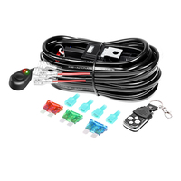Vente en gros LK001 10-30V Harnais de câblage universel pour télécommande, barre lumineuse LED tout-terrain, compatible avec les camions, les UTV, les VTT, les véhicules de construction