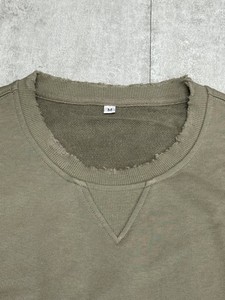 T-shirts à manches longues respirants de haute qualité personnalisés, 100% coton, coupe ample, broderie, manches longues - Product Image 2