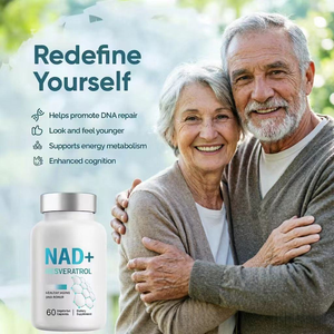 Compresse Masticabili <span class=keywords><strong>di</strong></span> Enzima <span class=keywords><strong>Lattasi</strong></span> Organico con Peptide Verde NAD in Offerta Speciale per il Supporto Digestivo del Latte nei Adulti - Product Image 3