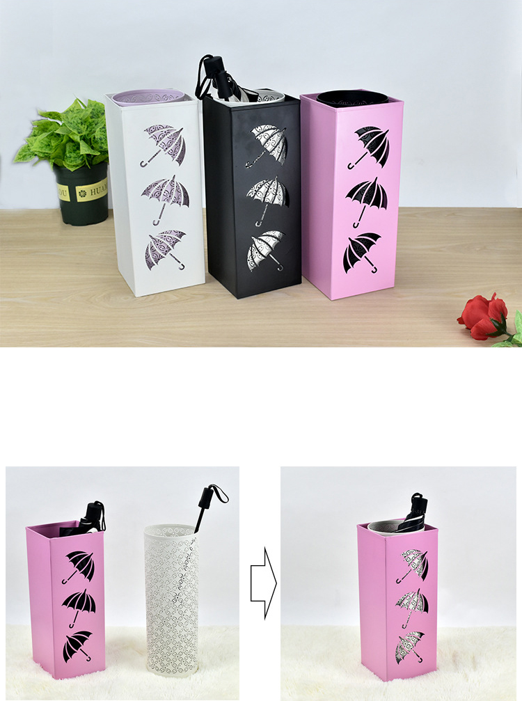 HJH562 Umbrella Stand - Durable Metal Art for Home & Office