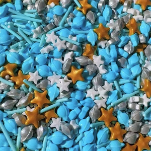 Nouveau joyeux noël sucre arrose 1kg <span class=keywords><strong>comestible</strong></span> cuisson gâteau décoration père noël renne bonhomme de neige <span class=keywords><strong>feuille</strong></span> arrose perles de sucre - Product Image 6