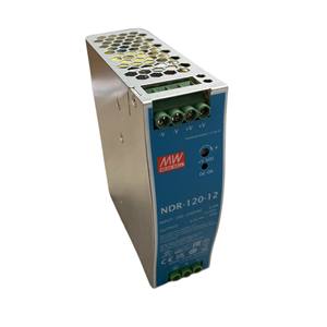 Alimentation à découpage Meanwell NDR-120-12 12Vdc 10A AC/DC à double sortie pour montage sur rail DIN - Product Image 2