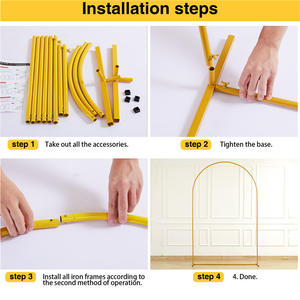 Marco <span class=keywords><strong>de</strong></span> arco <span class=keywords><strong>de</strong></span> boda <span class=keywords><strong>de</strong></span> metal en forma <span class=keywords><strong>de</strong></span> U <span class=keywords><strong>para</strong></span> <span class=keywords><strong>arreglos</strong></span> <span class=keywords><strong>de</strong></span> <span class=keywords><strong>globos</strong></span> en eventos <span class=keywords><strong>de</strong></span> fiesta - Product Image 4