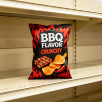 Op maat gemaakte rolfolie aardappelchips zakjes zakjes 250g 200g gedroogd fruit zakjes tarwebloem zakjes vochtbestendige hitte verzegelde zakjes snackzakjes