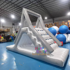 Tobogán de agua triangular flotante inflable gigante de PVC de 0,9mm, juguetes de agua inflables grandes para diversión de verano - Product Image 5