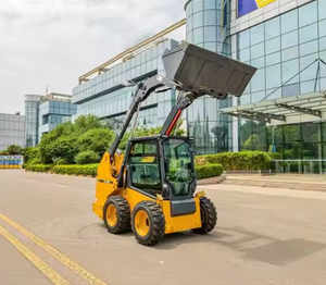 รถตักล้อยางแบบสกิดสเตียร์ 0.955 ตัน รุ่น XC7-SR08 พร้อมถังตักขนาด 0.4 ลูกบาศก์เมตร เครื่องยนต์ดีเซล ระบบควบคุม PLC รับประกัน 1 ปี - Product Image 1