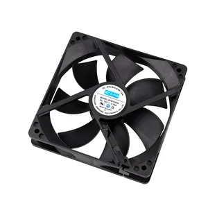 Üretici 1225 fırçasız soğutucu 5v 12v 120mm dc eksenel fan için bilgisayar kasası