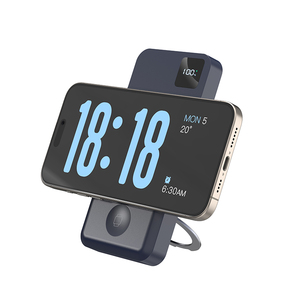 พาวเวอร์แบงค์แม่เหล็กคุณภาพสูง 10000mAh พร้อมสายชาร์จคู่ในตัว - Product Image 6