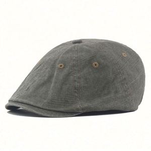 Gorra Newsboy Lisa de Color Sólido al por Mayor, Estilo Casual Deportivo, Ajustable, Unisex - Product Image 3