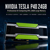 Cartes d'inferencement Tesla (GPUs) : Tesla P4 8GB, P40 24GB, M40 12GB, T4 16GB, V100 16GB, 32GB, Nvlink P100 16GB – Processeurs de calcul GPU