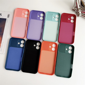 Custodia Protettiva di Lusso con Protezione Scorrevole per Fotocamera per <span class=keywords><strong>iPhone</strong></span> 17 16 17e 16e 15 14 13 <span class=keywords><strong>12</strong></span> 11 <span class=keywords><strong>Pro</strong></span> Max X XS 7 8 Plus Mini in Silicone Morbido - Product Image 3