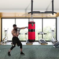 Barre de traction murale portable à taille réglable avec verrouillage intelligent pour entraînement de force et fitness