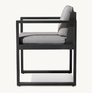 2024 <span class=keywords><strong>CAPE</strong></span> TOWN Style moderne extérieur métal salle à manger fauteuil Patio jardin aluminium fauteuil extérieur chaise de jardin - Product Image 4