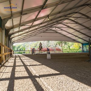 Carpa de PVC con Estructura en A de 25x80m, Resistente, de Aleación de Aluminio, para Equitación, Arena de Montar a Caballo, Carpa Deportiva - Product Image 1