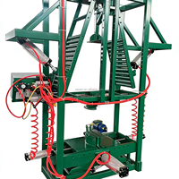 Machine à pneus robuste triple et double pour pneus de camion, presses hydrauliques