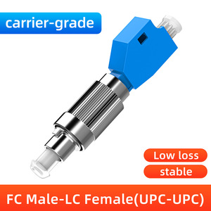Adaptateur hybride SC-FC pour conversion de câble de raccordement fibre optique dans un coffret ODF - Product Image 1