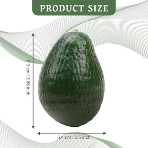 Wholesale Carefully Selected Simulated Avocado Half <strong>Model</strong> Photography Ornaments Decorative Props Artificial Fruit <strong>Model</strong> <strong>Foam</strong> - Product Image 5