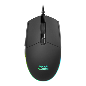Mars Gaming MMG Ergonómico USB Ratones de computadora con cable Negro Individual para PC Orientación de mano derecha Certificación FCC y RoHS - Product Image 1