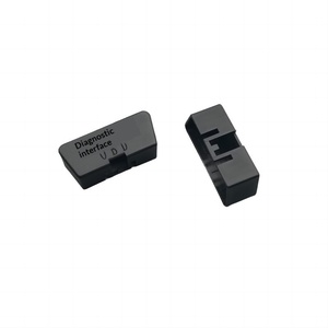 Cache de protection en plastique pour <span class=keywords><strong>interface</strong></span> OBD, anti-poussière, pour diagnostic informatique, modification et décoration noire supplémentaire - Product Image 1