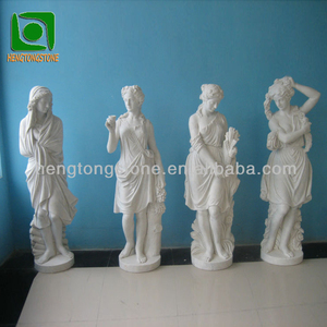 <span class=keywords><strong>Vendita</strong></span> calda pietra intaglio <span class=keywords><strong>giardino</strong></span> esterno in marmo quattro stagioni statue - Product Image 3