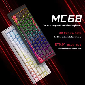 คีย์บอร์ดเกมมิ่งแบบมีสาย MC68 Ultra Topographic Keycap Magnetic Switch คีย์บอร์ดแมคคานิคอล ความหน่วงต่ำ 0.01 มม. RT 8Khz - Product Image 3