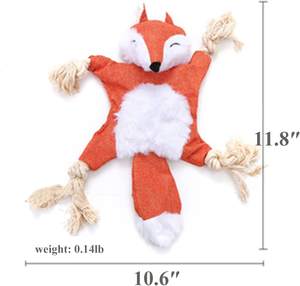 2025 yeni Trend gıcırtılı oyuncaklar hiçbir doldurma dayanıklı peluş sürdürülebilir çevre dostu eğitim çiğnemek oyuncaklar için küçük Pet - Product Image 5