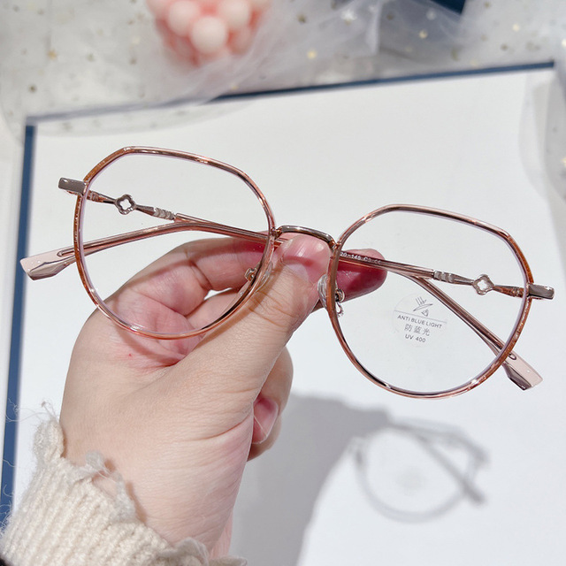 2025 Hot Sale Fashion Retro High Quality Anti-blue Glasses Optical Glasses Metal Frame Non-gender Anti-blue Glasses