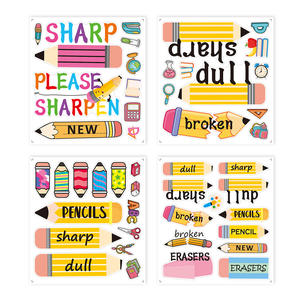 Vente chaude papeterie autocollant crayon école classe gomme rappeler cahier <span class=keywords><strong>résumé</strong></span> trier étiquette autocollants pour enfants - Product Image 2
