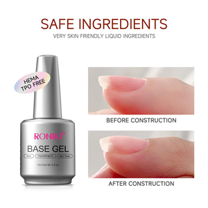 RONIKI Pre Polish <span class=keywords><strong>Protection</strong></span> HEMA&TPO Free <span class=keywords><strong>Base</strong></span> Coat Gel <span class=keywords><strong>Base</strong></span> per Unghie che Protegge dai Stimoli Esterni - Product Image 3