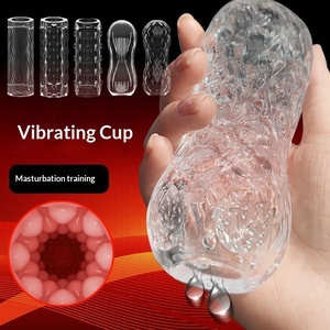 Прозрачный водонепроницаемый мастурбатор-трубка для мужчин, имитирующий вагинальное проникновение, для тренировки мастурбации, оптовая продажа взрослых игрушек - Product Image 5