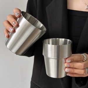 Taza de Acero Inoxidable Estilo Retro para Latte, Inspirada en el Estilo Industrial de Instagram, para <span class=keywords><strong>Espresso</strong></span>, Americano Helado y Bebidas Frías - Product Image 5