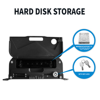 Kit d'enregistreur vidéo mobile DVR 4CH 8CH H.264 H.265 AHD 720P 1080P SD HDD 128 Go pour véhicule MDVR CCTV