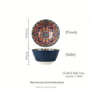 Nordic Dinnerware <b>Set</b> Assorted Dishes Tableware <b>Baking</b> <b>Tray</b> Cartoon Pattern Stoneware Ceramic Cup Kit Custom Logo Wedding Party - Product Image 6
