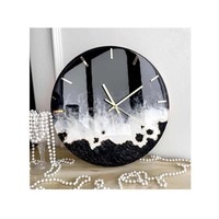 Horloges en résine époxy faites à la main de meilleure qualité pour la décoration de bureau du fournisseur et exportateur indien avec emballage personnalisé