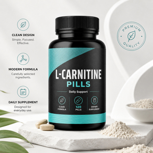 Complément alimentaire en comprimés de L-Carnitine 1000mg en gros, sans produits laitiers, certifié, personnalisable pour la santé - Product Image 3