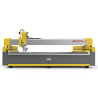 Machine de découpe à jet d'eau CNC 4020, équipement de découpe à eau haute précision, découpeuse à portique pour la fabrication de tôles métalliques