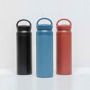 Vaso Térmico de Doble Pared con Aislamiento al Vacío, Estilo Japonés, 350ml 500ml, con Tapa para Café - Product Image 1