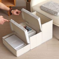 Escabeau pliable léger à 4 marches pour chien, rampe pour chat pour lit et canapé