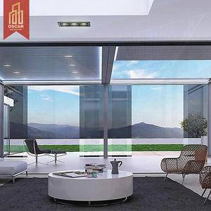 Pergola Bioclimatique en Aluminium pour Terrasse, Tailles <span class=keywords><strong>3x3</strong></span>, 4x3, 5x4, 6x4, avec Éclairage LED - Idéale pour Jardins et Espaces Extérieurs - Product Image 1